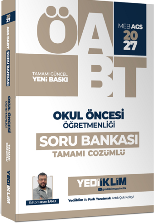 2027 MEB AGS ÖABT Okul Öncesi Öğretmenliği Tamamı Çözümlü Soru Bankası