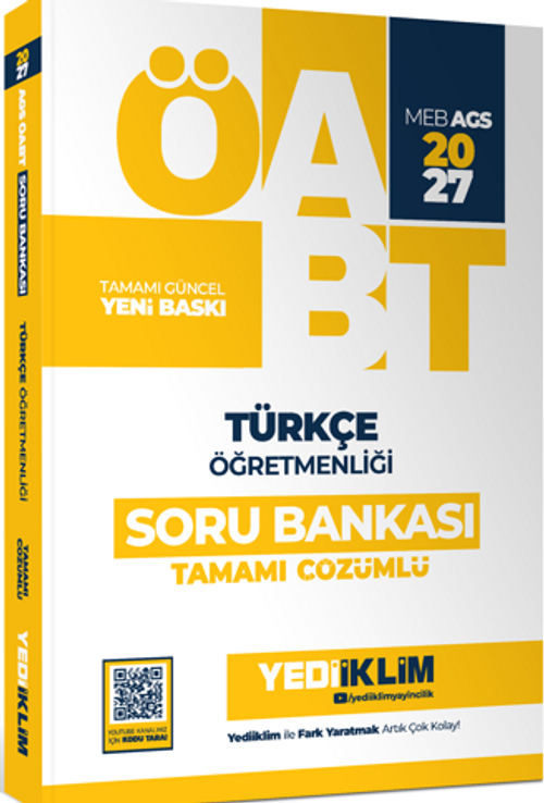 2027 MEB AGS ÖABT Türkçe Öğretmenliği Tamamı Çözümlü Soru Bankası