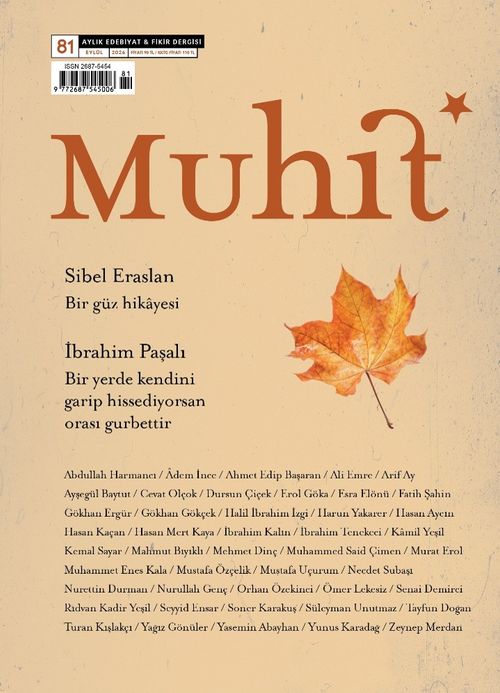 Muhit Dergi Aylık Edebiyat Dergisi Sayı:81 Eylül 2026