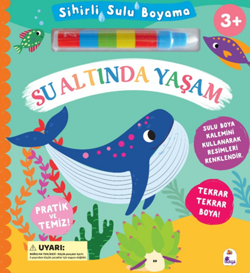 Sihirli Sulu Boyama / Su Altında Yaşam