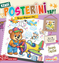 Sevimli Taşıtlar / Kendi Posterini Yap Boya Kopart As