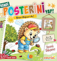 Sevimli Bahçemiz / Kendi Posterini Yap Boya Kopart As