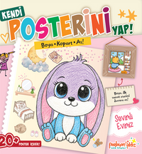 Sevimli Evimiz / Kendi Posterini Yap Boya Kopart As