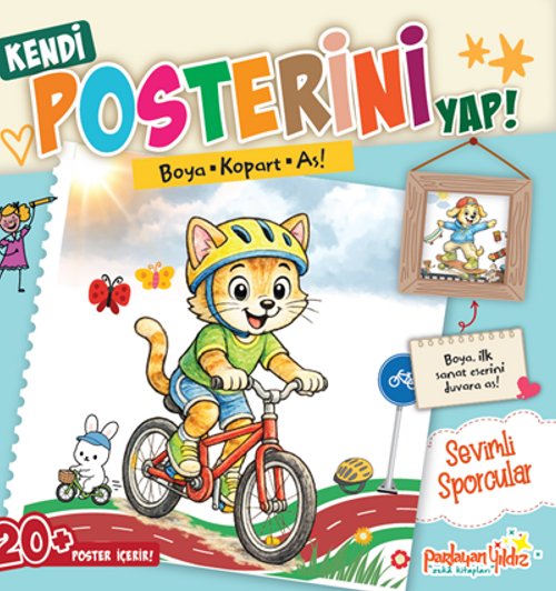 Sevimli Sporcular / Kendi Posterini Yap Boya Kopart As