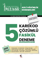 Müessir Adli Hakimlik Denemeleri 2026 / Karekod Çözümlü