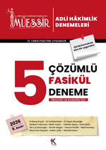 Müessir Adli Hakimlik Denemeleri 2026 / Çözümlü 5 Deneme