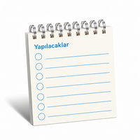 Mavi Yapılacaklar Notluk
