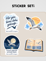 Martı Jonathan Livingston Sticker Seti 9.90 TL - Tıkla ve Keşfet