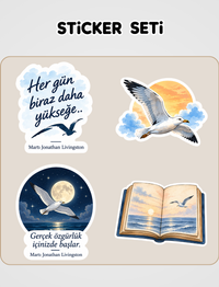 Martı Jonathan Livingston Sticker Seti 9.90 TL - Tıkla ve Keşfet
