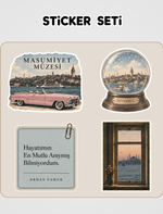 Masumiyet Müzesi Sticker Seti 9.90 TL - Tıkla ve Keşfet