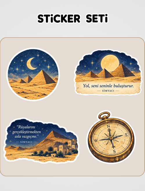 Simyacı Sticker Seti