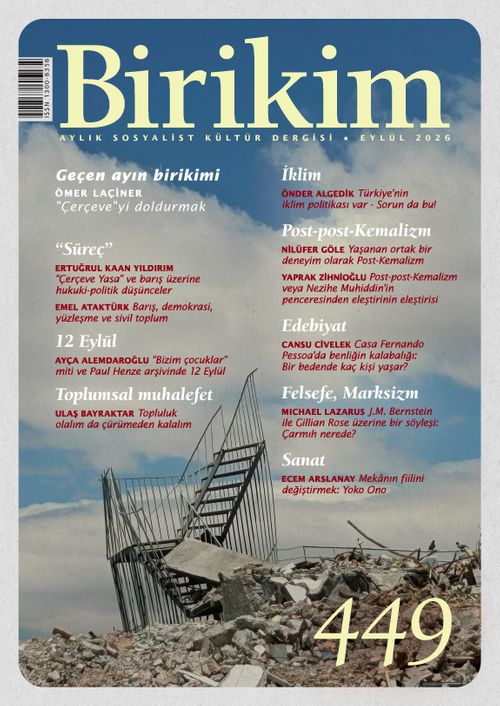 Birikim Dergisi Sayı: 449 Eylül 2026