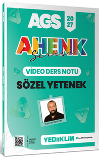 2027 MEB AGS Ahenk Serisi Sözel Yetenek Video Ders Notları