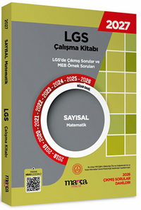 2027 MEB LGS Sayısal Matematik Çalışma Kitabı Çıkmış Sorular ve Örnek Sorular Video Çözümlü