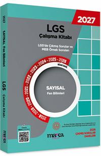2027 MEB LGS Sayısal Fen Bilimleri Çalışma Kitabı Çıkmış Sorular ve Örnek Sorular Video Çözümlü