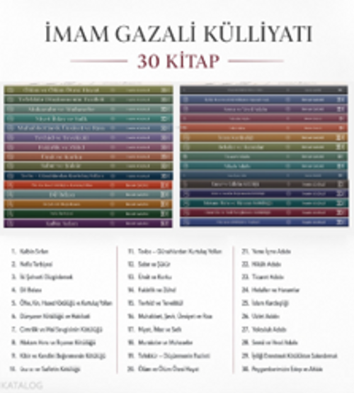 İmam Gazali Külliyatı (30 Kitap)