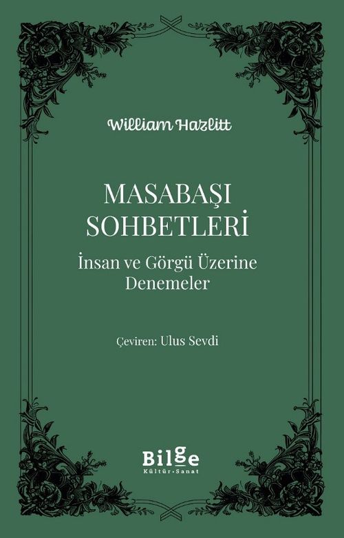Masabaşı Sohbetleri İnsan ve Görgü Üzerine Denemeler