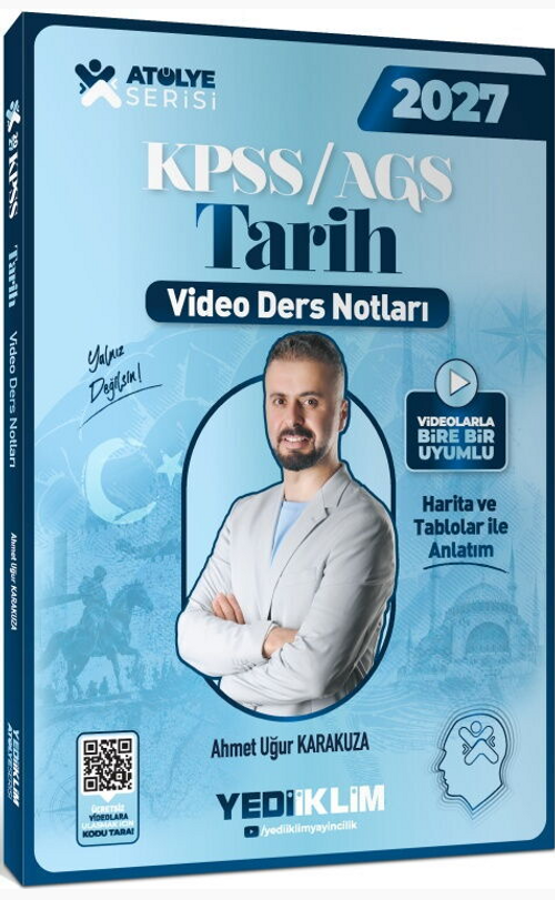2027 KPSS AGS Atölye Serisi Genel Kültür Tarih Video Ders Notları