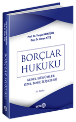 Borçlar Hukuku/Genel Hükümler Özel Borç İlişkileri