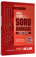 2027 DGS Prestij Serisi Sözel Yetenek Tamamı Çözümlü Soru Bankası