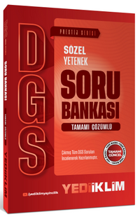 2027 DGS Prestij Serisi Sözel Yetenek Tamamı Çözümlü Soru Bankası