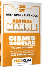 2027 AGS KPSS ALES DGS Sayısal Mantık Tamamı Çözümlü Çıkmış Sorular
