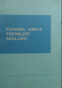Fiziksel Kimya Terimleri Sözlüğü (8-H-34)
