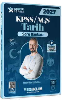 2027 KPSS AGS Atölye Serisi Genel Kültür Tarih Tamamı Video Çözümlü Soru Bankası