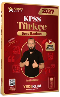 2027 KPSS Atölye Serisi Genel Yetenek Türkçe Tamamı Video Çözümlü Soru Bankası