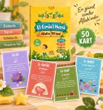 El-Esmau'l Husna Allah'ın 99 İsmi 50 Eğitici Kart