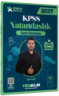 2027 KPSS Atölye Serisi Genel Kültür Vatandaşlık Tamamı Video Çözümlü Soru Bankası
