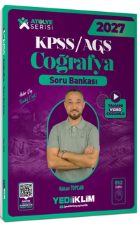 2027 KPSS AGS Atölye Serisi Genel Kültür Coğrafya Tamamı Video Çözümlü Soru Bankası