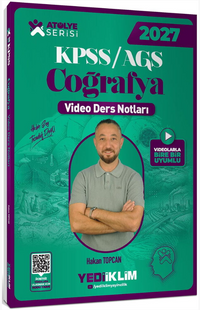 2027 KPSS AGS Atölye Serisi Genel Kültür Coğrafya Video Ders Notları