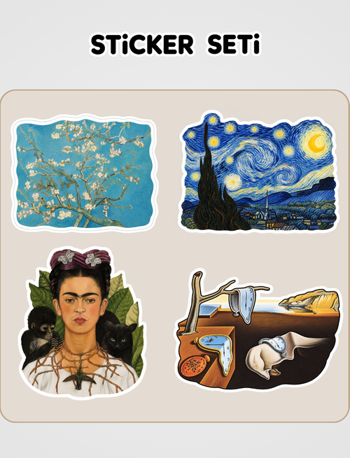 Baş Belaları ve Başyapıtları Sticker Seti