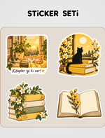 Sarı Yüz Sticker Seti