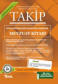 Takip İcra Müdürlüğü Sınavına Hazırlık Mevzuat Kitabı