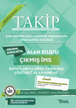 Takip İcra Müdürlüğü Alan Bilgisi Çıkmış Soru Bankası