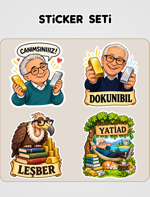 Cihat Çiçek Sticker Seti