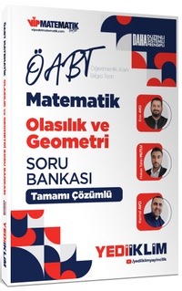 2027 ÖABT Matematik Öğretmenliği  Olasılık ve Geometri  Tamamı Çözümlü Soru Bankası