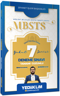 2027 MBSTS Yakut Serisi Tamamı Çözümlü 7 Deneme Sınavı