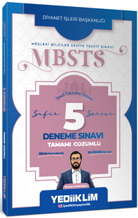 2027 MBSTS Safir Serisi Tamamı Çözümlü 5 Deneme Sınavı