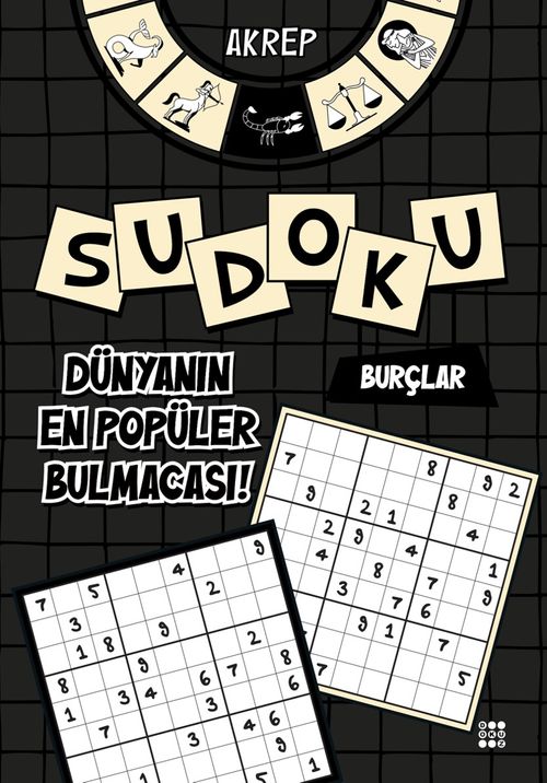 Burçlar Sudoku / Akrep (Kalem Hediyeli)