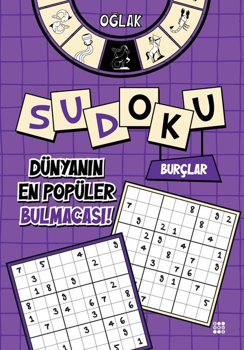Burçlar Sudoku / Oğlak (Kalem Hediyeli)