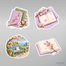 Kitap ve Sakura Sticker Seti
