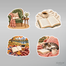 Kitap ve Kahve Sticker Seti
