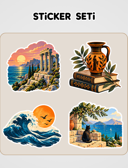 Ben Kirke Sticker Seti