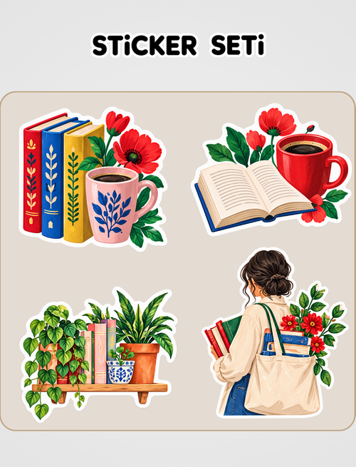 Bugün Kalan Hayatımın İlk Günü Sticker Seti