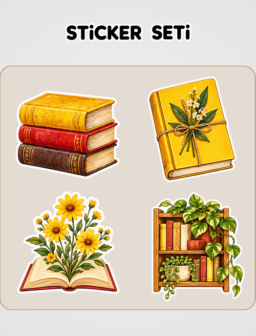 Çöl Çiçeği Sticker Seti