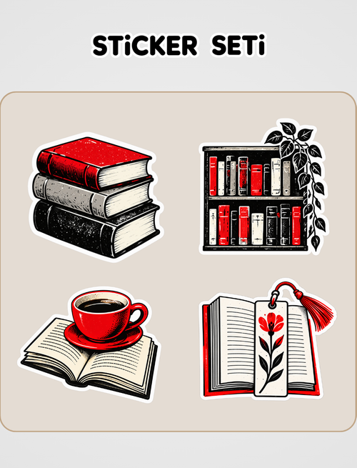 Dokunmadan Sticker Seti