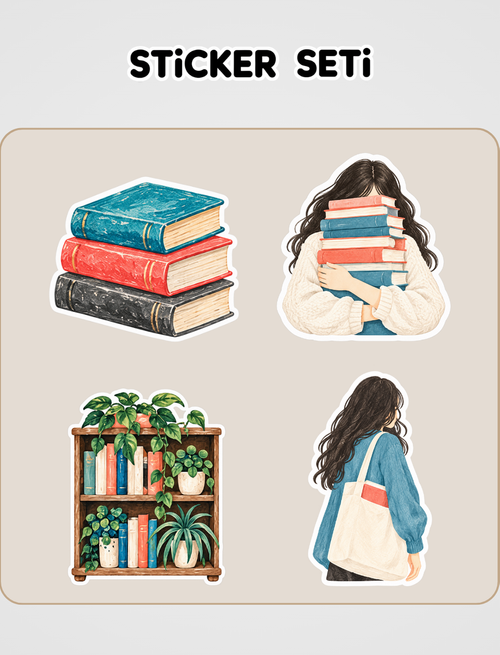 Geri Verilen Kız Sticker Seti